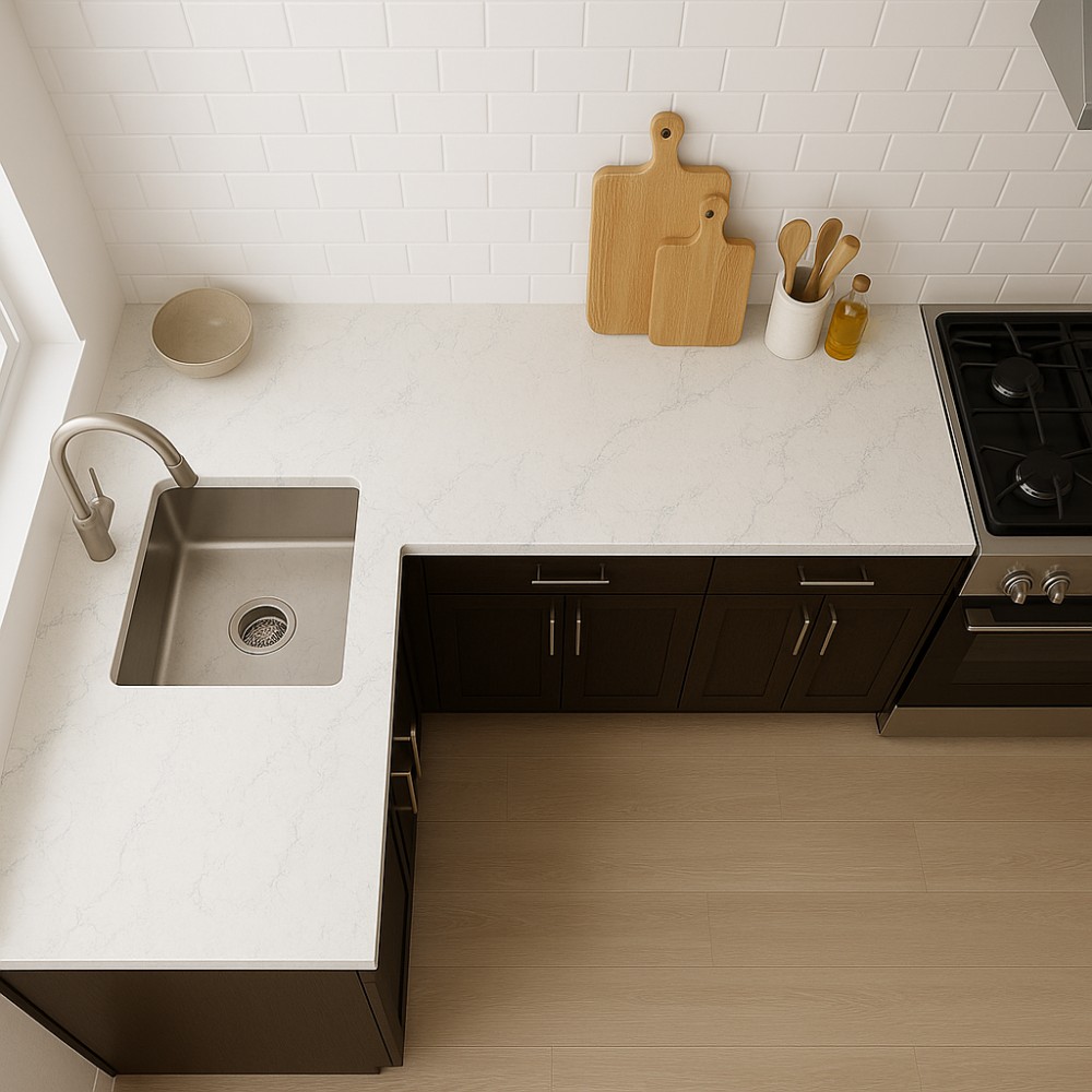 Find the best material for bathroom vanity countertop!